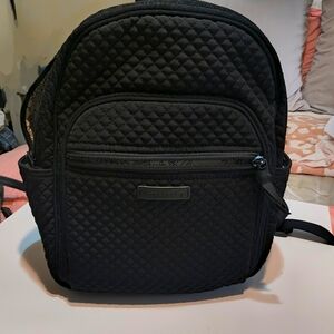 Vera Bradley Black Quilted Backpack